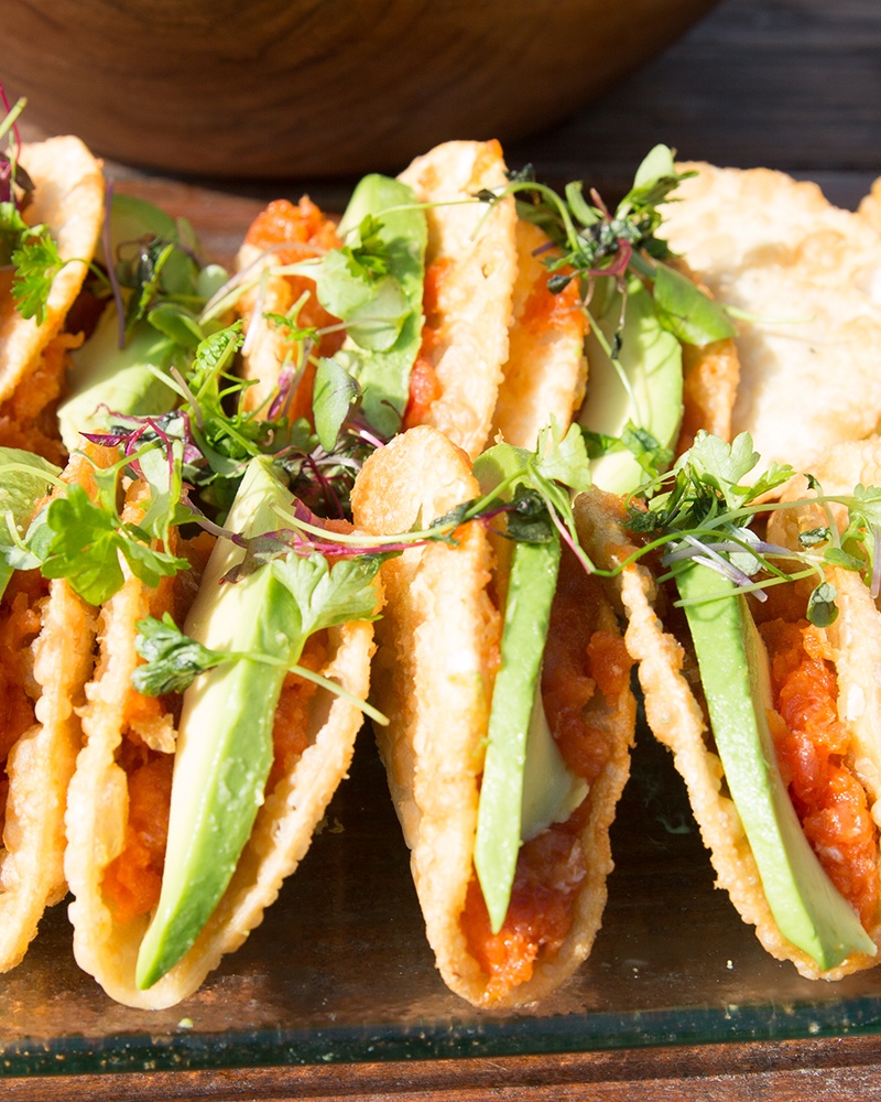 Image of Crunchy Sushi Tacos, Sushi Caterer California