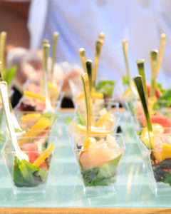 Display of Personal Sushi Portions Yooshi Sushi