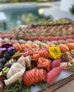 sashimi and nigiri beautiful